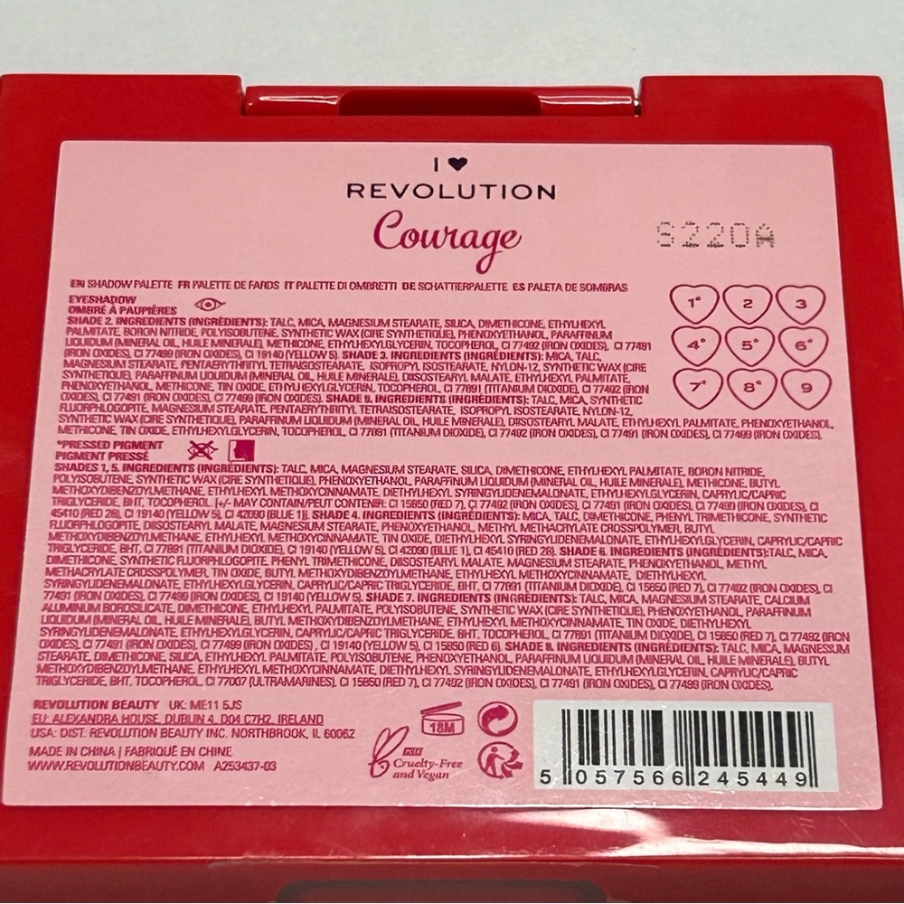 I Heart Revolution Heart Breakers Courage Eyeshadow Palette - Picture 8 of 8